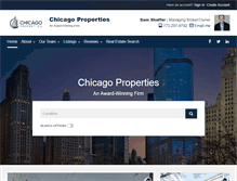 Tablet Screenshot of chicagopropertiesgroup.com